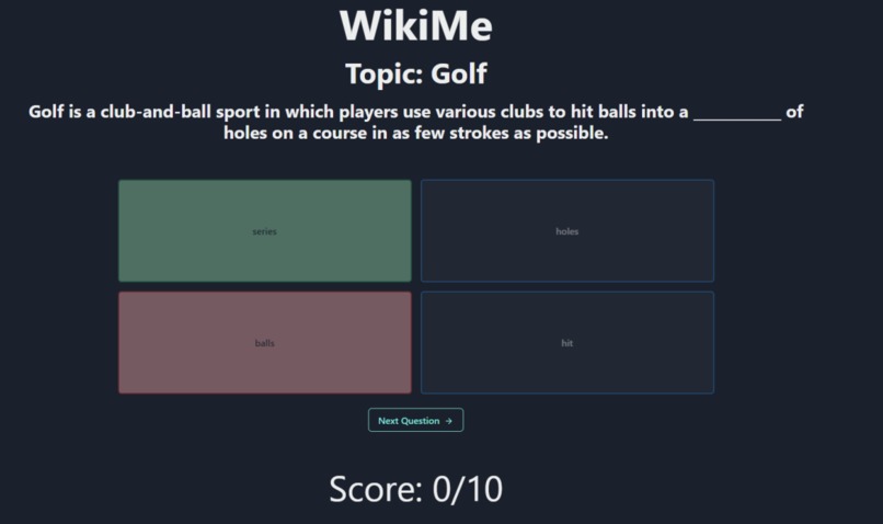 WikiMe – screenshot 4