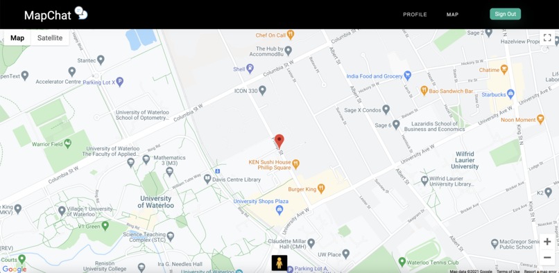 MapChat – screenshot 3