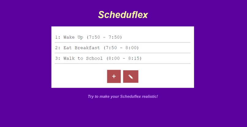 Scheduflex  – screenshot 1