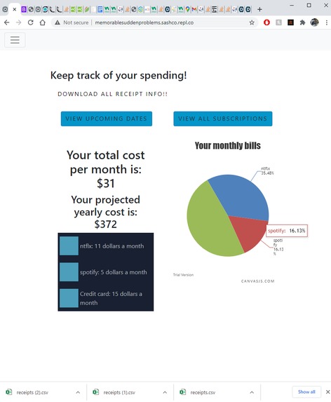 Expenditure Manager – screenshot 3