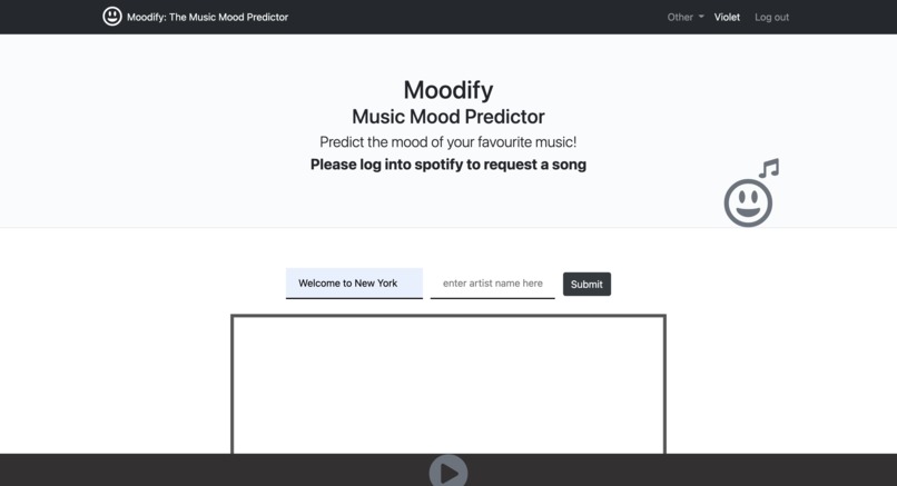 Moodify Player – screenshot 1