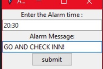 Alarm Alert!