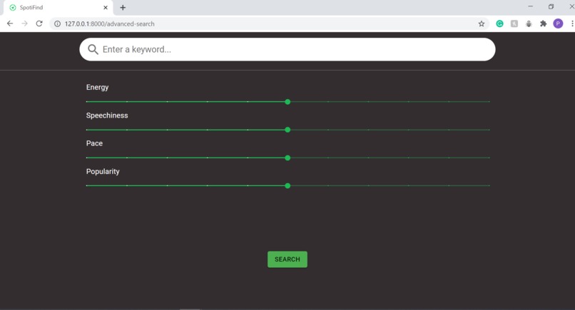 SpotiFind – screenshot 2