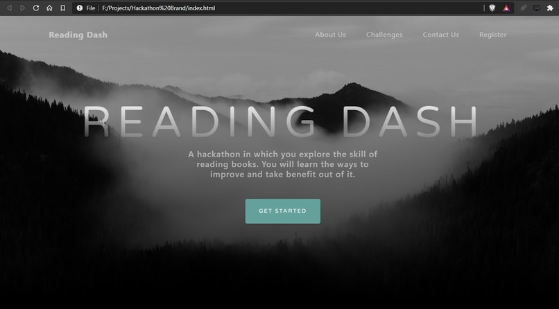 Reading_Dash-hackathon-Idea – screenshot 1