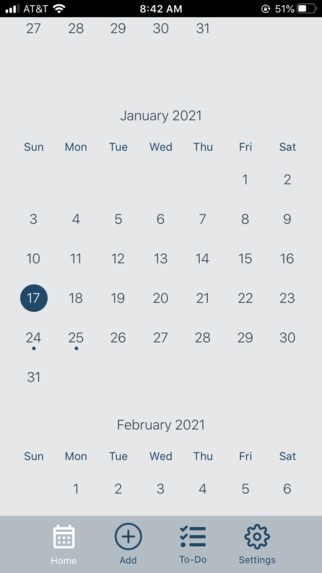 calenJARS – screenshot 2