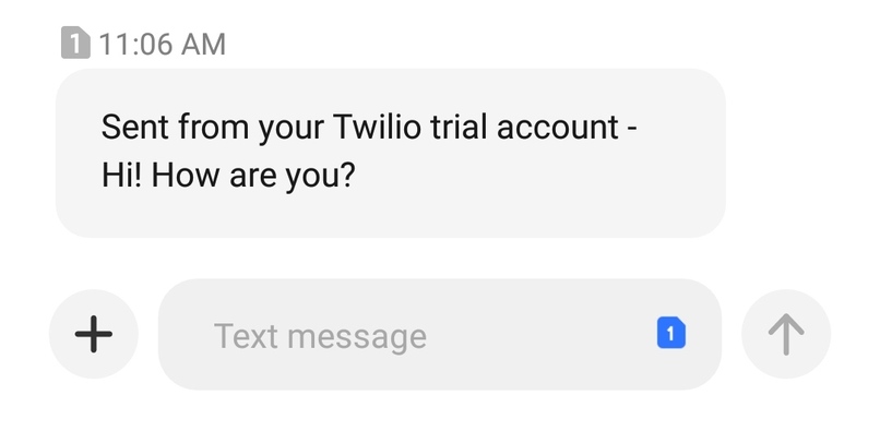 Automate text messages – screenshot 1