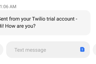 Automate text messages