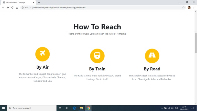 Try using Bootstrap – screenshot 2