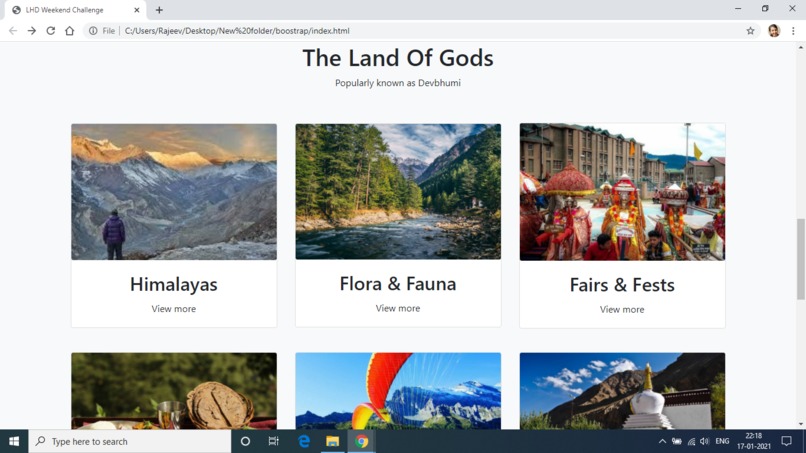 Try using Bootstrap – screenshot 3