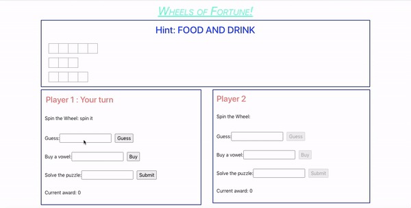 Wheel of Fortune 2Player Simulation – screenshot 1