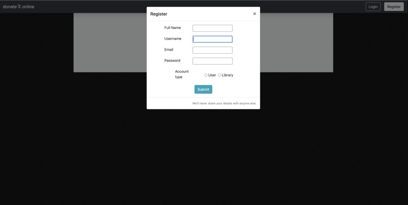 Donate Books Online! – screenshot 3