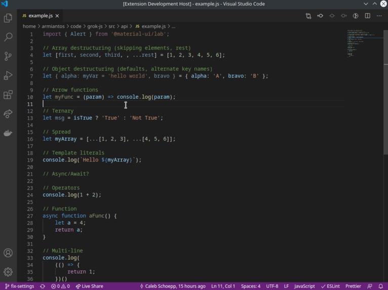 GrokJS – screenshot 4