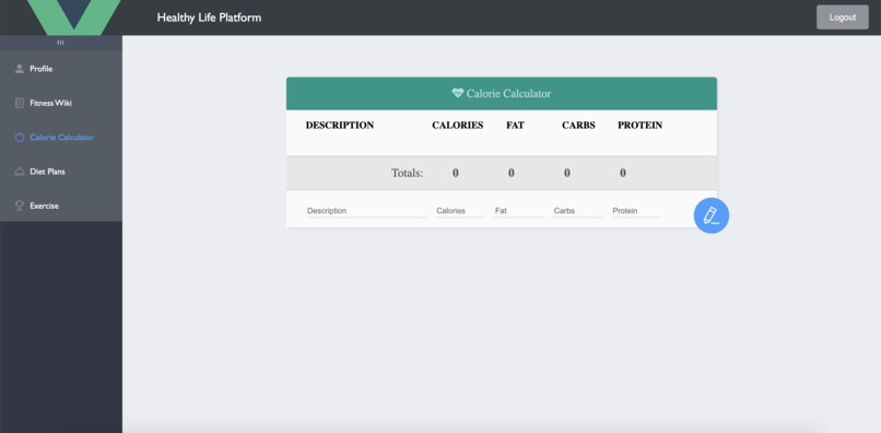 healthy-life – screenshot 2