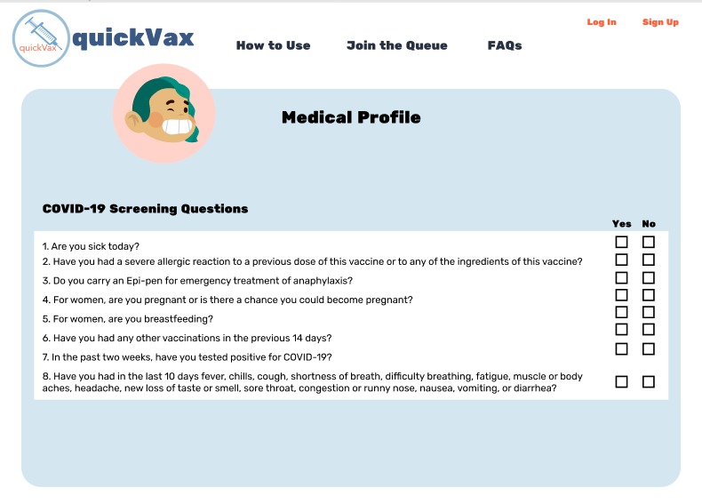 quickVax – screenshot 4
