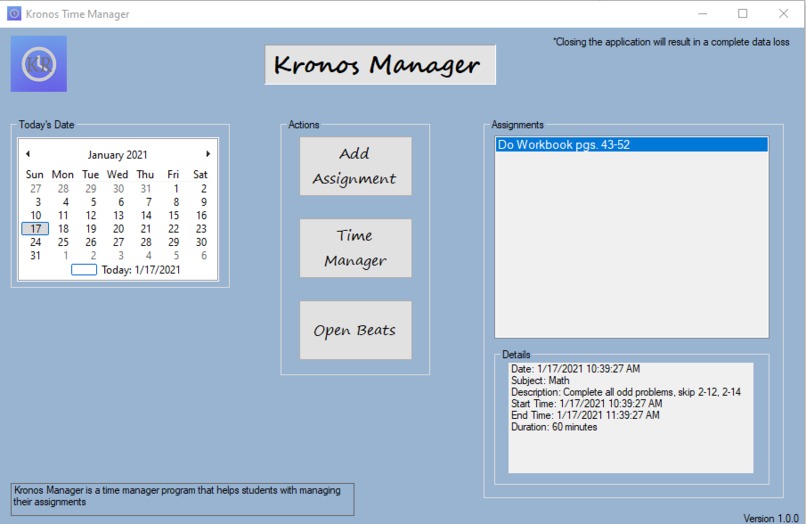 Kronos – screenshot 1