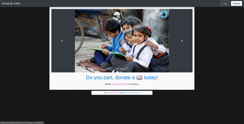Donate Books Online! – screenshot 1