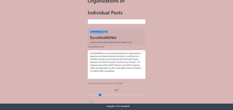 #includeAll – screenshot 2