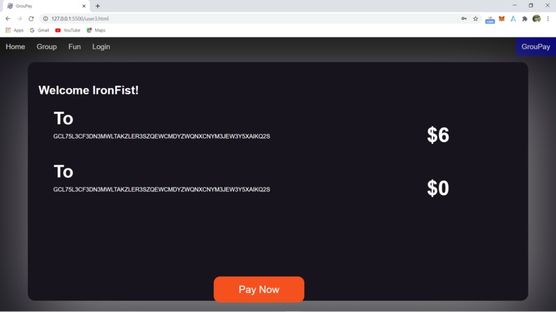 GrouPay – screenshot 4