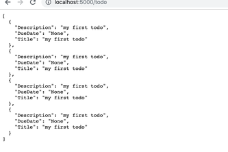 flask app