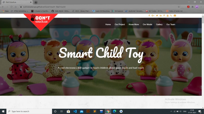 Don't touch.us – screenshot 1