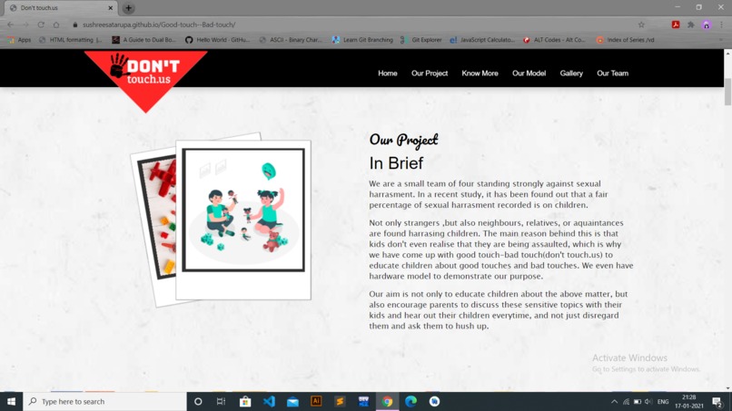 Don't touch.us – screenshot 2