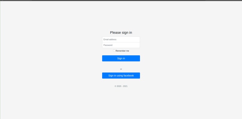 social media api – screenshot 1