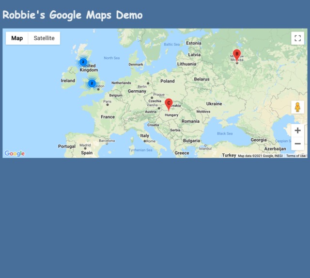 Europe Hackathon Map – screenshot 1