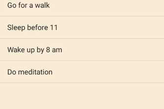 New Year Resolution App
