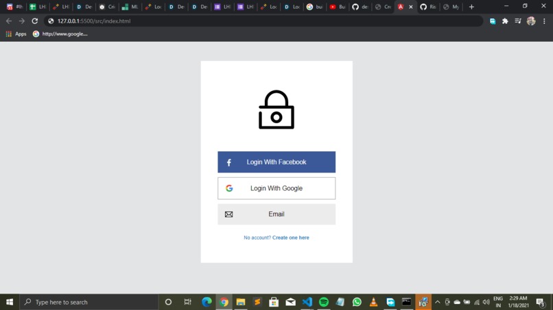 Authentication System – screenshot 3