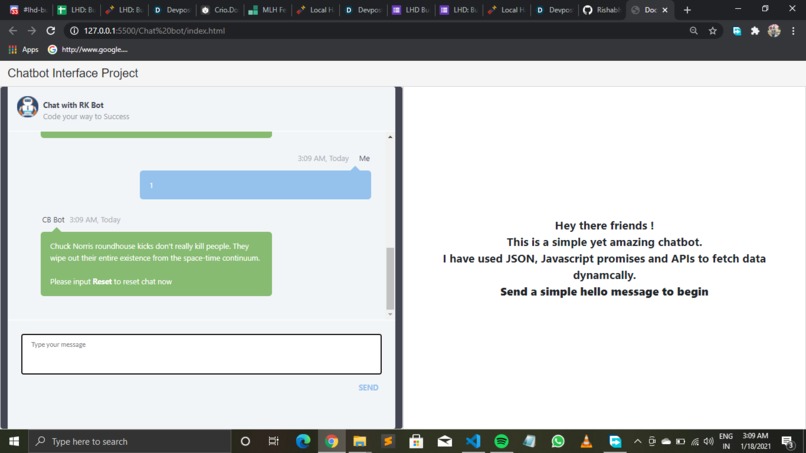 ChatBot – screenshot 3