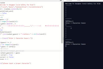 Covid Hangman Interactive Game