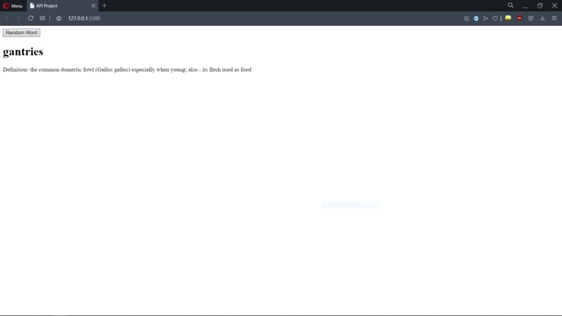 Random Word Definition – screenshot 1