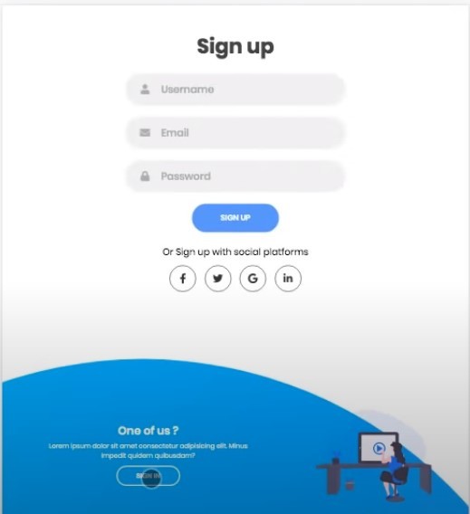 Sign-up_AuthenticationForm – screenshot 1
