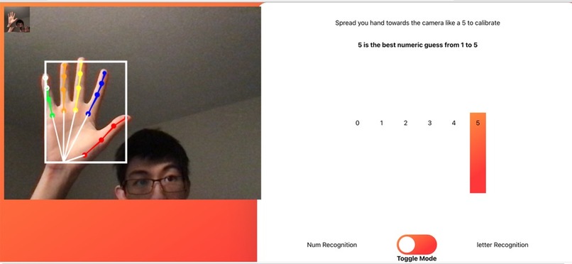 handpose recognizer – screenshot 1