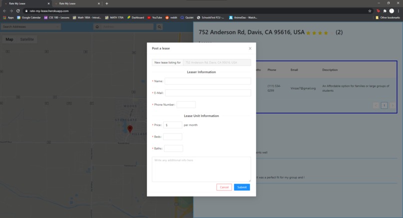rate-my-lease – screenshot 5