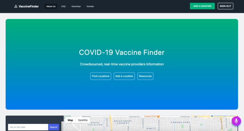 Covid-19 Vaccine Finder  – screenshot 1