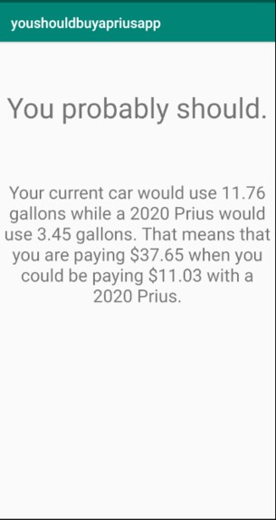 You should buy a Prius. – screenshot 3