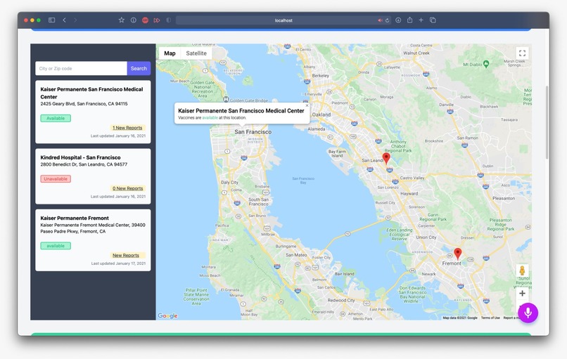 Covid-19 Vaccine Finder  – screenshot 2