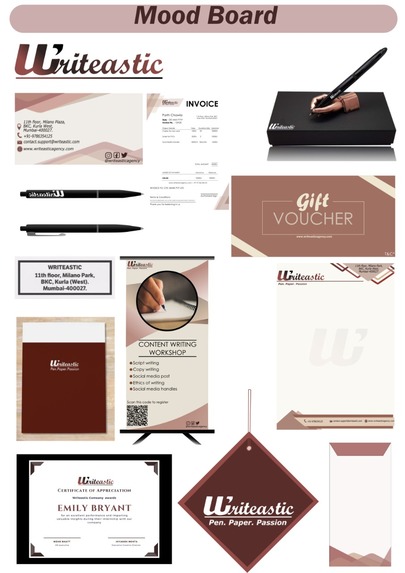 Brand Concept for a Writing Company – screenshot 1