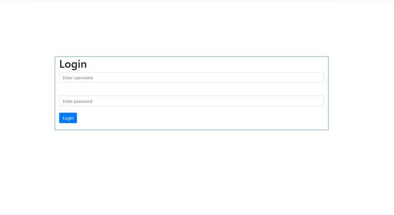 Bootstrap Login – screenshot 1