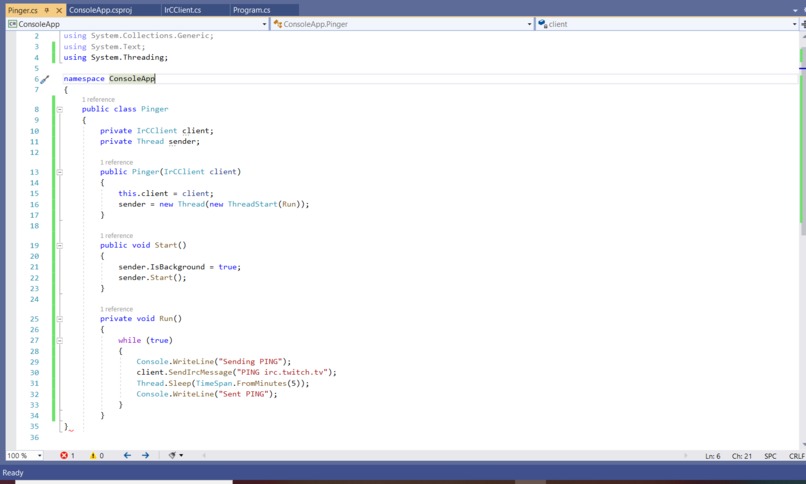 Twitch Bot – screenshot 1