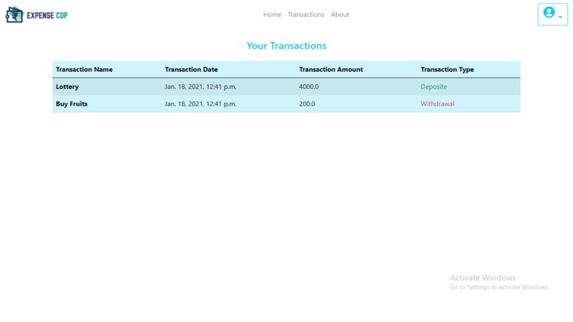Expense Cop – screenshot 1