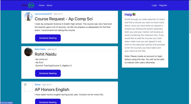 EduFind – screenshot 1