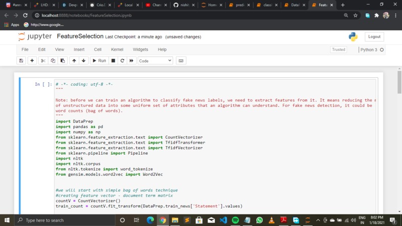 Fake News Detection – screenshot 5