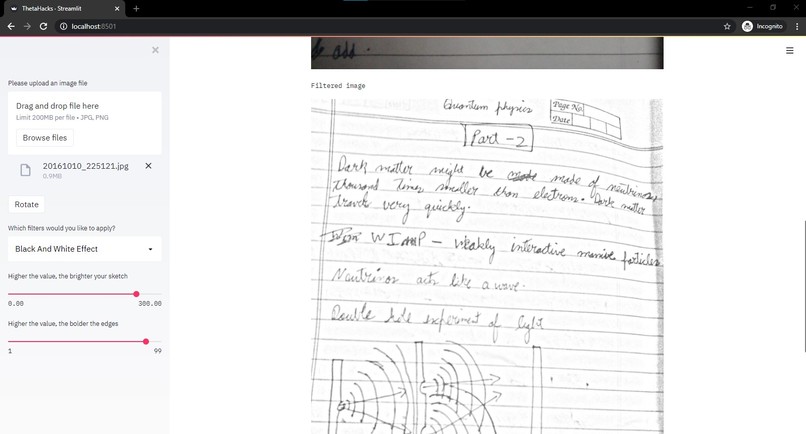 Image Enhancing Web App – screenshot 3