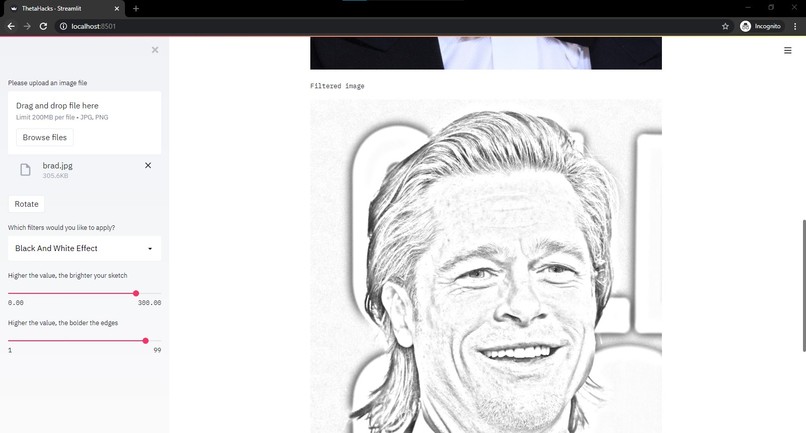 Image Enhancing Web App – screenshot 4