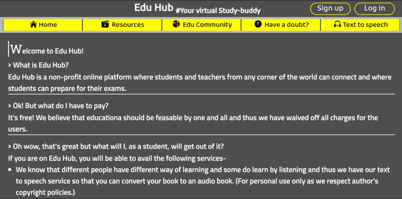 Educational Hub – screenshot 1