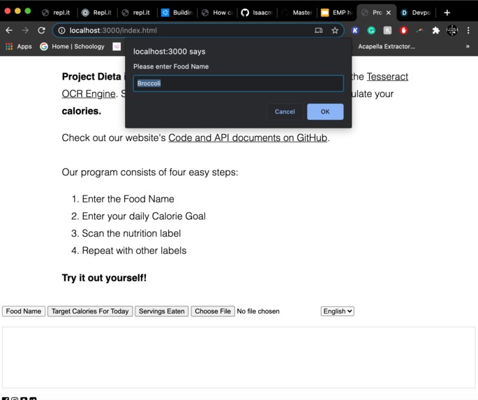 Group L Project Dieta – screenshot 6