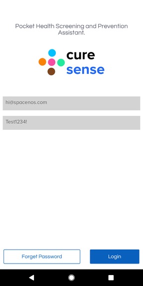 CureSense, voice-biomarker based tuberculosis screening tool – screenshot 2