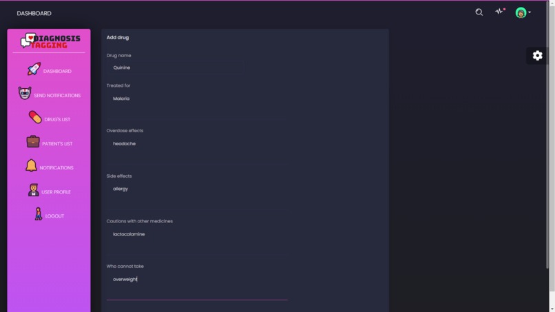 Diagnosis Tagging for Healthcare based Digital Operations. – screenshot 6